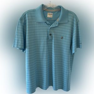 Men’s IZOD Golf Short Sleeve Shirt. Size M. Color Blue.